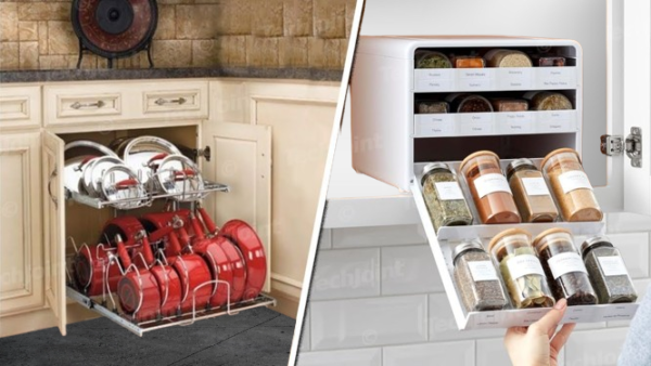 50+ Amazon Kitchen Organization & Storage Hacks To Maximize Space In Your Small Kitchen!