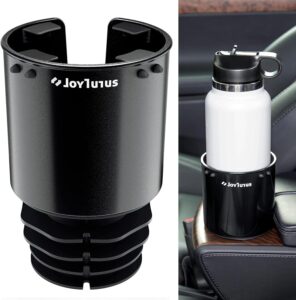 JOYTUTUS Large Stable Cup Holder Expander for YETI, Hydro Flask, Hold 18-40 oz Bottles and Mugs, Car Cup Holder Adapter Fit Most Cup Holder