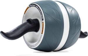 Perfect Fitness Ab Carver Roller Wheel With Built In Spring Resistance, At Home Core Workout Equipment