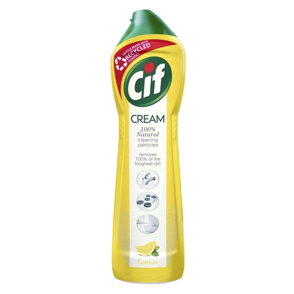 Cif Lemon Cream Cleanser – Non-Acidic Bathroom Cleaner