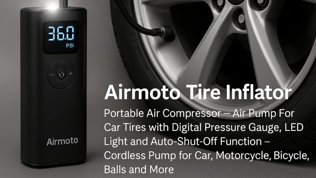 Why the Airmoto Tire Inflator Belongs in Every Driver’s Emergency Kit By DealMeStore Team